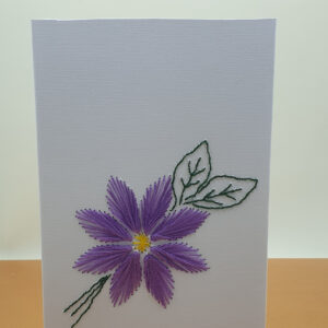 Very Dark Lavender Flower