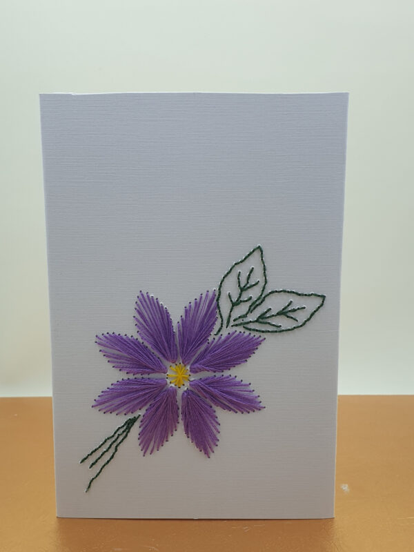 Very Dark Lavender Flower
